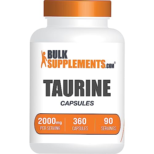 BULKSUPPLEMENTS.COM Taurine Capsules - Taurine Supplement, Taurine 2000mg - NutriGlobal