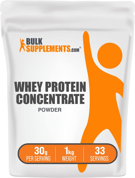 BulkSupplements.com Whey Protein Concentrate - Whey Protein Powder - Protein Powder - NutriGlobal
