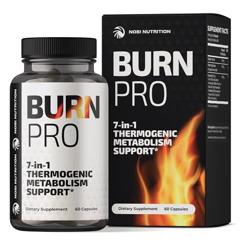 Burn Pro 7-in-1 Thermogenic Metabolism Booster | Weight Management Support Supplem - NutriGlobal