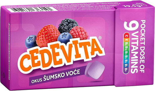 Cedevita Multivitamin Healthy and Sweet Candies - Pack of 8 (Forest Fruit) - NutriGlobal