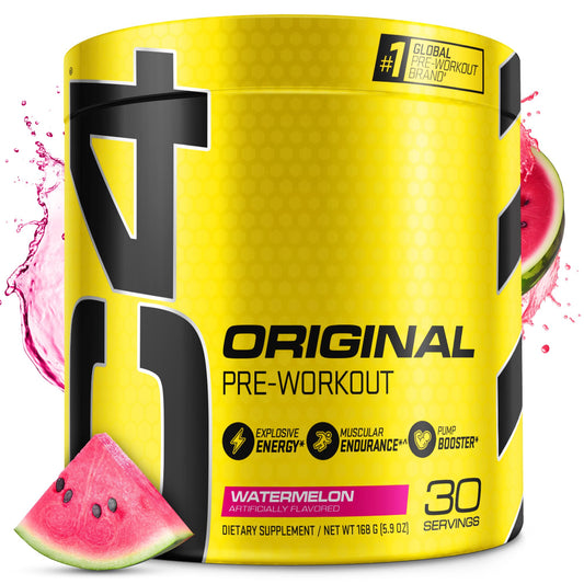 Cellucor C4 Original Pre Workout Powder Watermelon Sugar Free Preworkout Energy - NutriGlobal