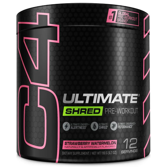 Cellucor C4 Ultimate Shred Pre Workout Powder, Fat Burner for Men & Women, Weight Loss - NutriGlobal