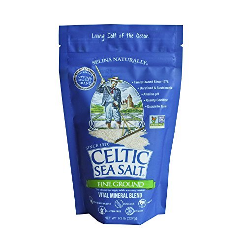 Celtic Sea Salt, Fine Ground, 8 Ounce, 0.5 Pound (Pack of 1) - NutriGlobal
