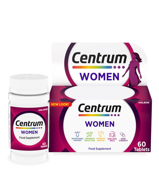 Centrum Women Tablets Multivitamin & Mineral Supplements, with 23 essential nutrients - NutriGlobal