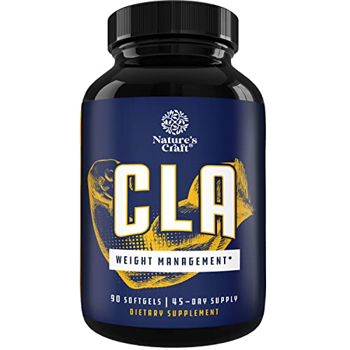 CLA Diet Weight Loss Pills - Women and Men - Pure Conjugated Linoleic Acid - Safflower - NutriGlobal