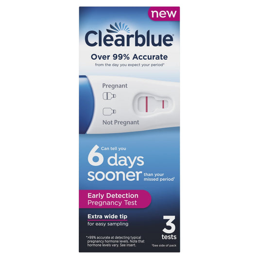 Clearblue Early Detection Pregnancy Test, 3 Ct - NutriGlobal