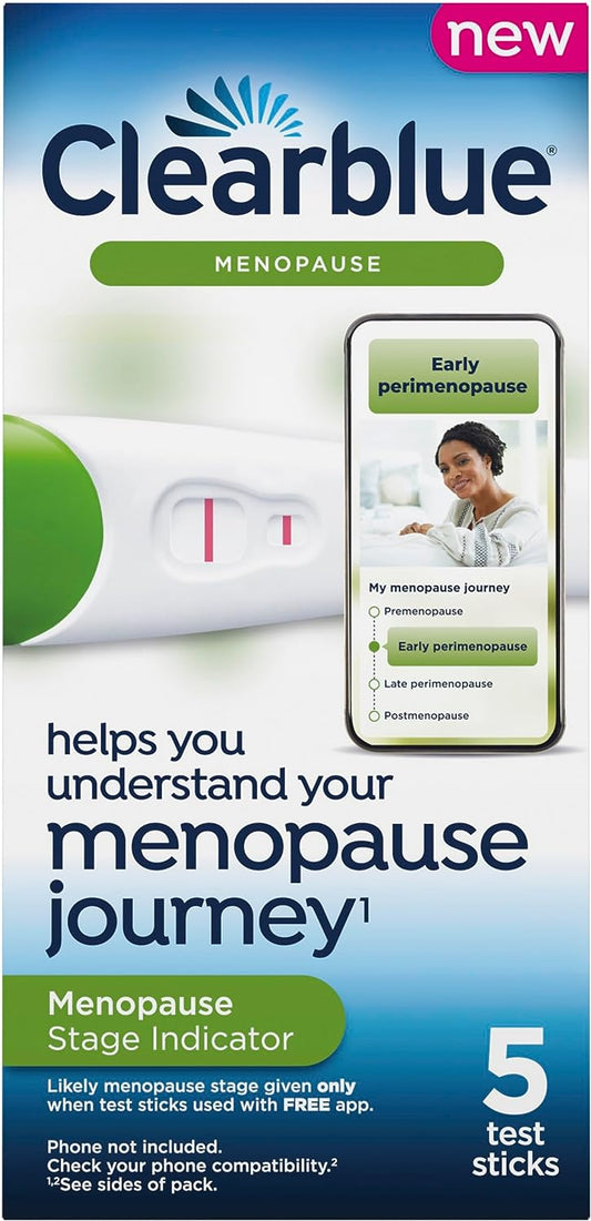 Clearblue Menopause Stage Indicator at-Home FSH Hormone Test Kit - NutriGlobal
