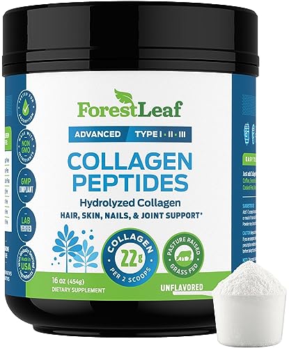 Collagen Peptides Powder Unflavored - Hydrolyzed Collagen Protein Powder - NutriGlobal