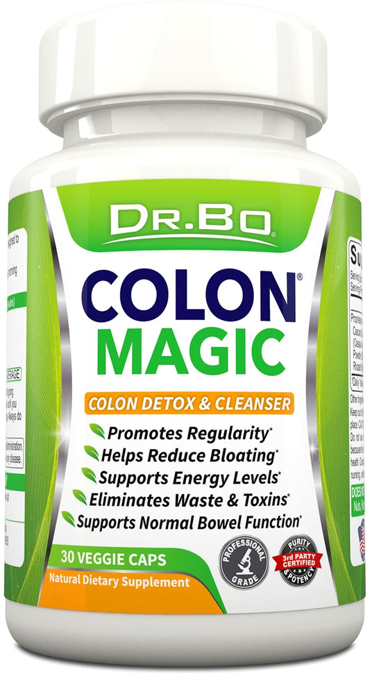 Colon Cleanse Detox Formula - Natural Bowel Cleanser Pills for Intestinal Bloating & Fast Digestive - NutriGlobal