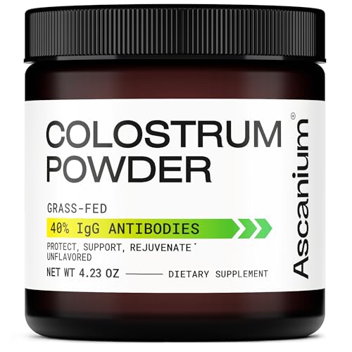 Colostrum Powder - Grass-Fed 40% IgG Colostrum Supplement Powder - Bovine - NutriGlobal