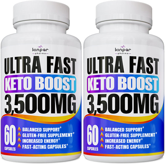 Complete Keto Pills - Keto Fast Exogenous Ketones Supplement for Improved Focus and Stamina - NutriGlobal