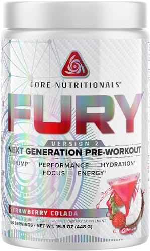 Core Nutritionals Fury V2: Pre-Workout Powder to Maximize Performance in The Gym - NutriGlobal
