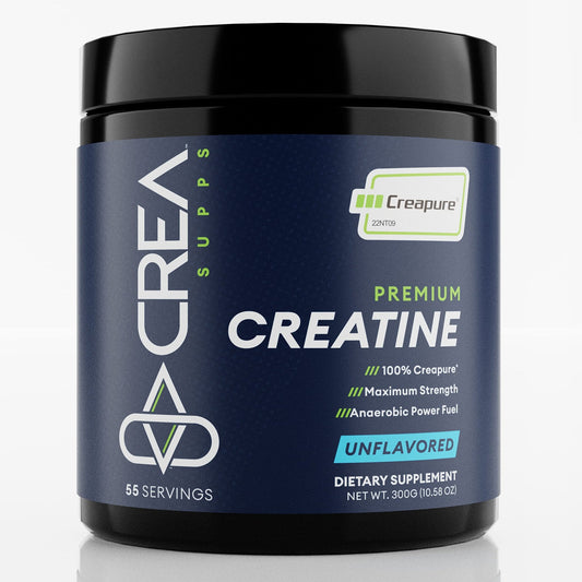 CREA SUPPS Premium Creapure Creatine Monohydrate Powder | Pure, Vegan, Keto - NutriGlobal