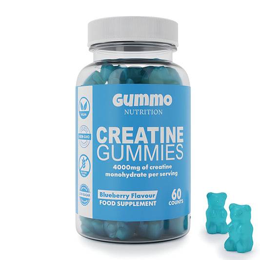 Creatine Monohydrate Gummies 4000mg for Men & Women - 60 Chewable Creatine - NutriGlobal