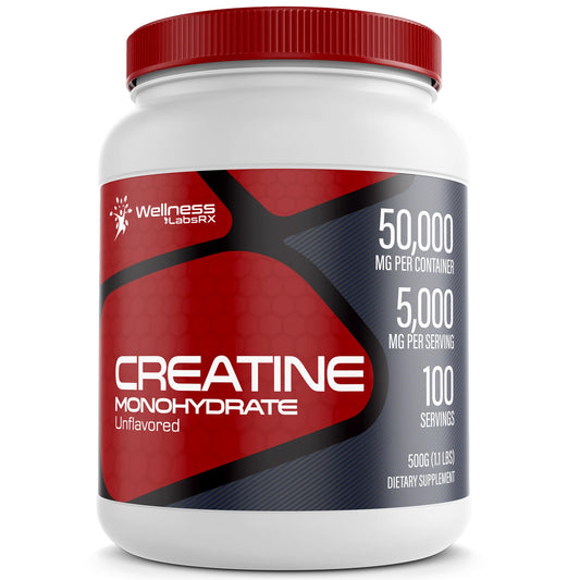 Creatine Monohydrate Powder - 5000mg Micronized for Muscle Growth, Enhanced - NutriGlobal