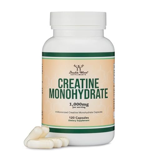 Creatine Pills 1,000mg Per Serving (120 Creatine Capsules) Micronized Creatine - NutriGlobal