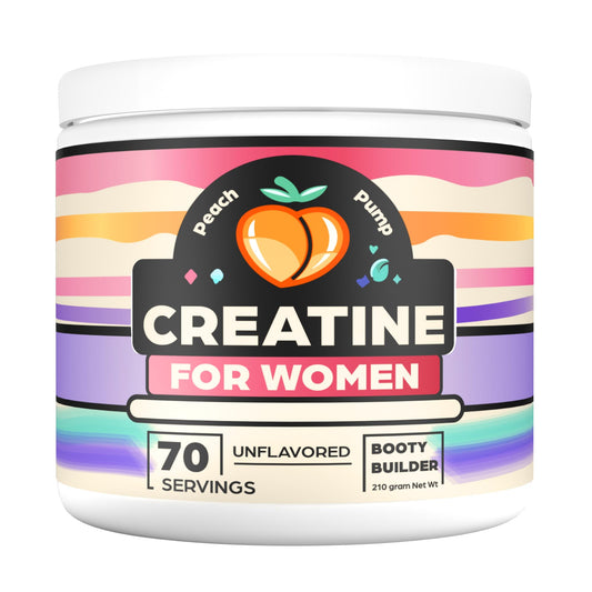 Creatine Supplement for Women's Booty Gains - Unflavored Micronized Creatine - NutriGlobal