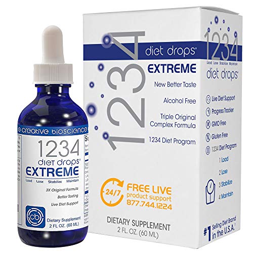 Creative Bioscience 1234 Diet Drops Extreme for Women & Men, Diet Drops for Weight - NutriGlobal