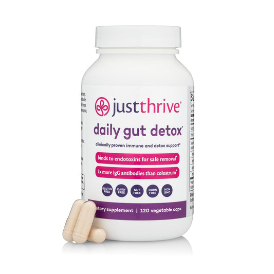 Daily Gut Detox - Ultra-Concentrated Detox & Immune Support Supplement with IgG Antibodies - Promotes Gut Health, Detoxification & Balanced Immune Response - NutriGlobal