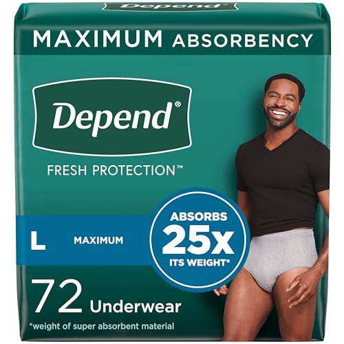 Depend Fresh Protection Adult Incontinence Underwear for Men - NutriGlobal
