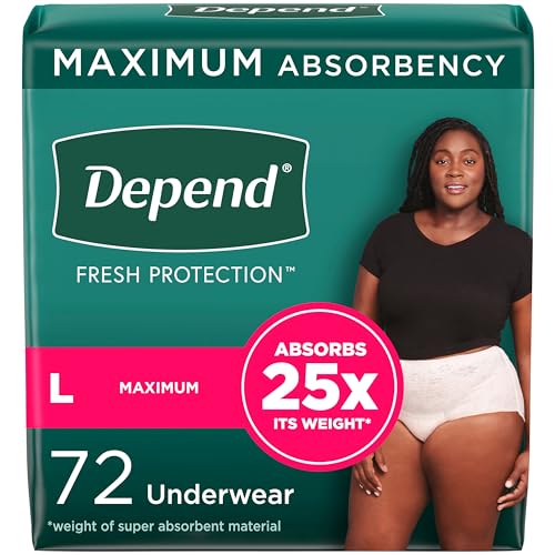 Depend Fresh Protection Adult Incontinence Underwear for Women - NutriGlobal