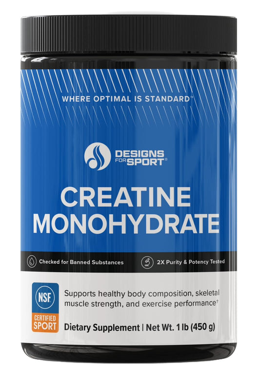 Designs for Sport Creatine Monohydrate Powder - NSF Certified for Sport Creatine - NutriGlobal