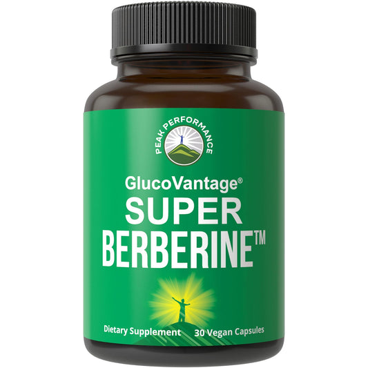 Dihydroberberine Super Berberine Supplement - GlucoVantage® 200mg Now 5X More Effective Than Regular Berberine HCL Powder Capsules. Metabolism Support Keto Friendly Plus Vegan Extract Pills - NutriGlobal