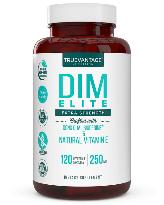 DIM Supplement 250mg (Diindolylmethane)-Plus Dong Quai, Natural Vitamin E & BioPerine - Supports Menopause Relief & Hormonal Acne -Hormone Balance Support for Women and Men-Veggie Caps - NutriGlobal