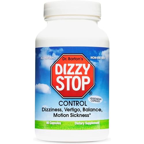 Dizzy Stop Dr. Barton’s All-Natural Vertigo Comfort, Inner Ear Balance Supp - NutriGlobal
