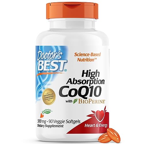 Doctor's Best High Absorption CoQ10 with BioPerine, Heart Health & Energy Production - NutriGlobal