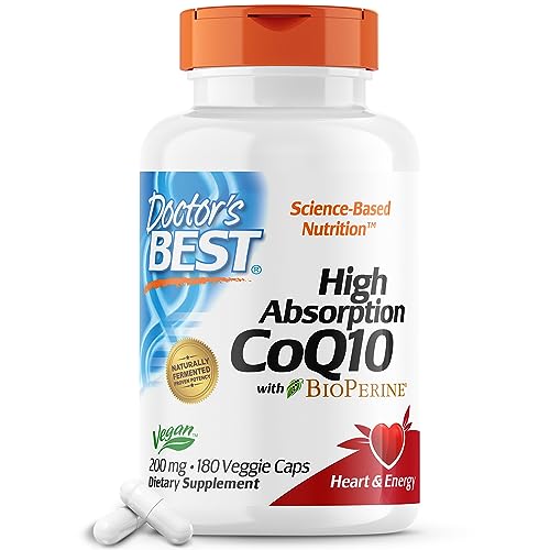 Doctor's Best High Absorption CoQ10 with BioPerine, Non-GMO, Gluten & Soy Free - NutriGlobal