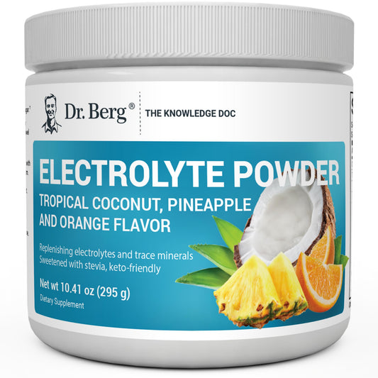 Dr. Berg Hydration Keto Electrolyte Powder - Enhanced w/ 1,000mg of Potassium - NutriGlobal