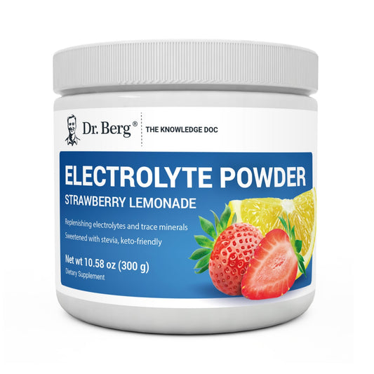 Dr. Berg Hydration Keto Electrolyte Powder - Enhanced w/ 1,000mg of Potassium - NutriGlobal