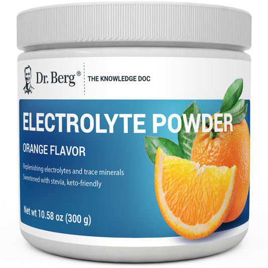 Dr. Berg Hydration Keto Electrolyte Powder - Enhanced w/ 1,000mg of Potassium & Real - NutriGlobal