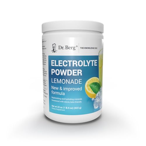 Dr. Berg Hydration Keto Electrolyte Powder - Enhanced w/ 1,000mg of Potassium & Real - NutriGlobal