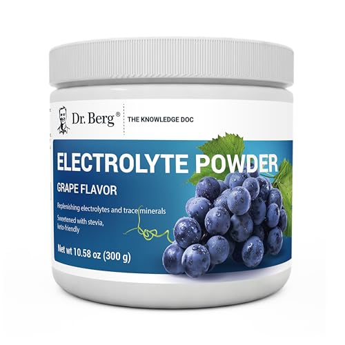 Dr. Berg Hydration Keto Electrolyte Powder - Enhanced w/ 1,000mg of Potassium & Real - NutriGlobal