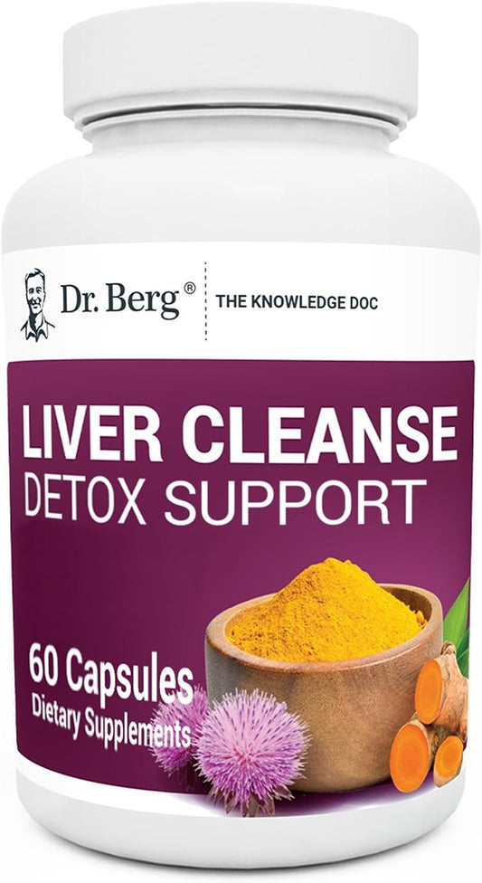 Dr. Berg Liver Cleanse Detox Capsules w/Unique Blend of Milk Thistle - NutriGlobal