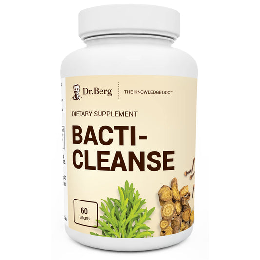 Dr. Berg's Bacti-Cleanse - 8in1 Immune Booster Supplements with Digestive - NutriGlobal