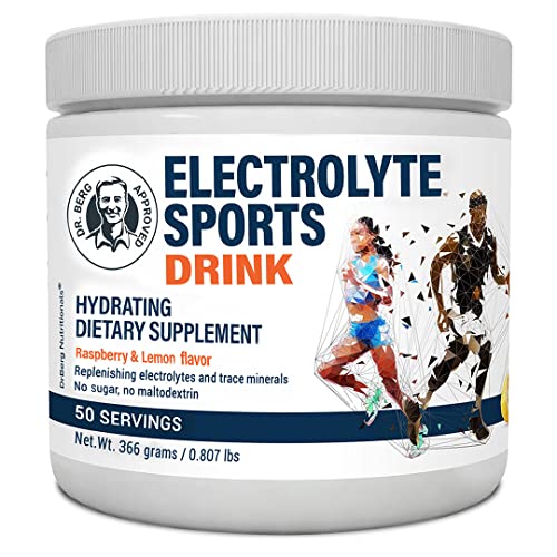 Dr. Berg's Electrolyte Sports Drink - Sugar Free Electrolyte Powder - No Maltodextrin - NutriGlobal