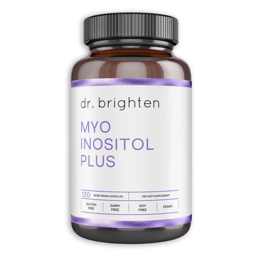 Dr. Brighten Myoinositol Plus - Doctor Formulated Ratio of Myo- and D-Chiro-Inositol - NutriGlobal