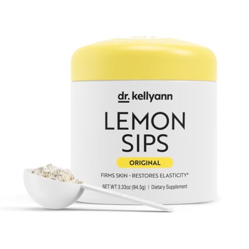 Dr. Kellyann Lemon Sips - Diet Citrus Drink Mix - Rehydrate, Detox, Revitalize - Sugar Free - NutriGlobal