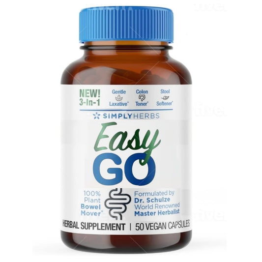 Dr. Schulze's Easy GO Bowel Mover - Formulated Gentle Laxative, Colon Toner & Stool - NutriGlobal