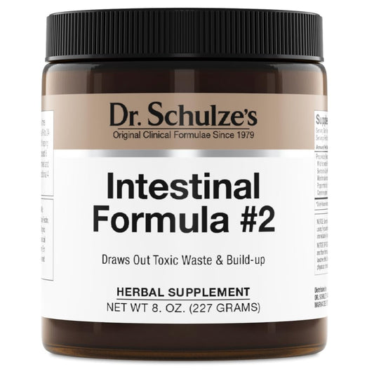 Dr. Schulze's | Intestinal Formula 2 | Herbal Colon Cleanse Formula | 8 Oz. Jar - NutriGlobal