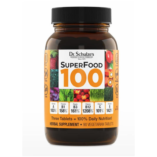 Dr. Schulze's Superfood 100 | Vitamin & Mineral Herbal Concentrate | Dietary Supplement - NutriGlobal