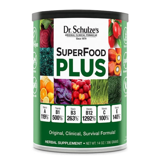 Dr. Schulze’s SuperFood Plus | Vitamin and Mineral Herbal Concentrate | Daily Nutrition - NutriGlobal