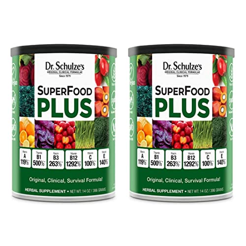 Dr. Schulze’s | SuperFood Plus | Vitamin & Mineral Herbal Concentrate | Dietary Supplement - NutriGlobal