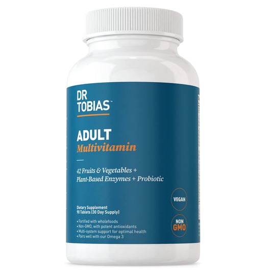 Dr. Tobias Adult Multivitamin for Women & Men, Energy & Immune Support from 42 Fruits - NutriGlobal