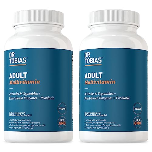 Dr. Tobias Adult Multivitamin for Women & Men, Energy & Immune Support from 42 Fruits - NutriGlobal