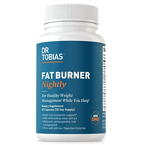 Dr. Tobias Fat Burner Nightly, Night Time Metabolic Support with White Kidney Bean Extract - NutriGlobal