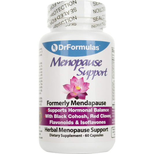 DrFormulas Menopause Supplement for Hot Flashes, Night Sweats, and Mood Swings Relief with DIM, Dong Quai, Black Cohosh, 60 Count - NutriGlobal